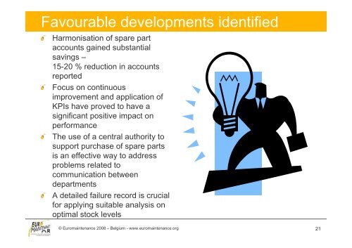 Spare Part Management Function - Euromaintance ... - DNV Germany