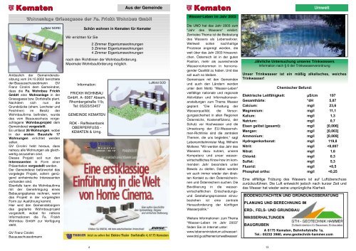 Gemeindezeitung Kematen 12/02 - Gemeinde Kematen in Tirol