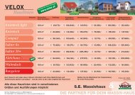 SE Massivhaus & DIE PARTNER FÜR DEIN MASSIV-HAUS - Velox