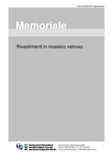 Memoriale - Bazzi Piastrelle SA