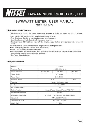 20100630 TX-1202 MANUAL.cdr