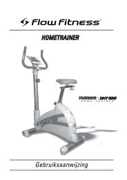 Gebruiksaanwijzing HOMETRAINER - Flow Fitness