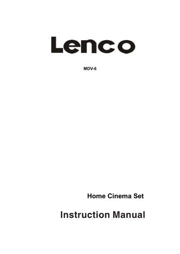 Home Cinema Set - Lenco