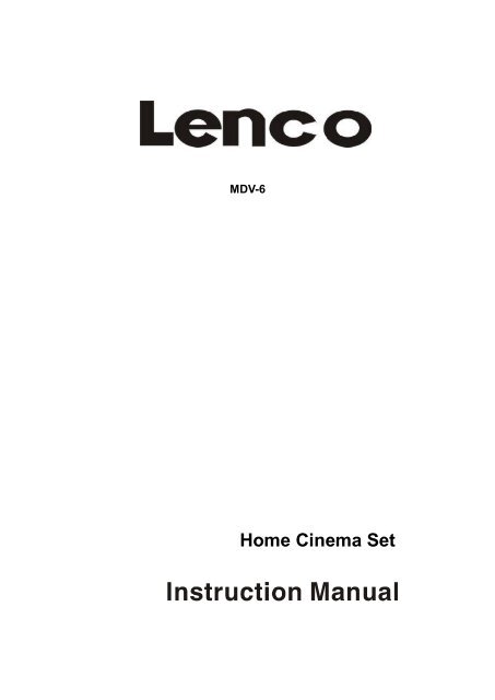 Inloggegevens koppeling geleider Home Cinema Set - Lenco