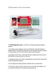 This PTi8 diagnostic cardis a useful tool to ... - BGA rework station