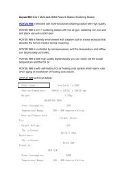 Aoyue 968 3 in 1 Multi-task SMD Rework ... - BGA rework station