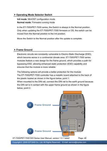 ET-7000/PET-7000 DIO Series User Manual - ICP DAS