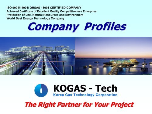 PowerPoint Template - Korea Gas Technology Corporation