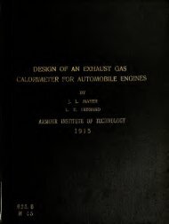 Design of an exhaust gas calorimeter  for automobile engines
