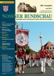 264. Ausgabe Juni 2011 - Nossner Rundschau