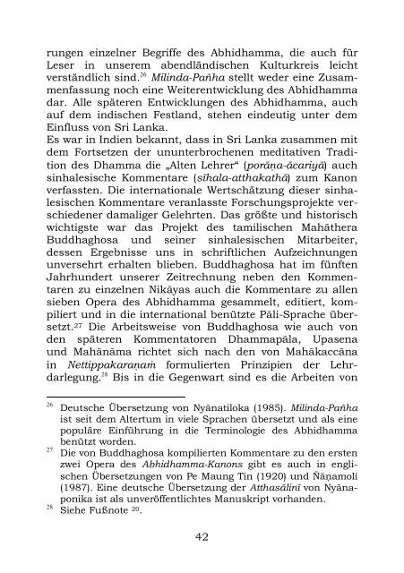 5. Texte der Abhidhamma-Literatur