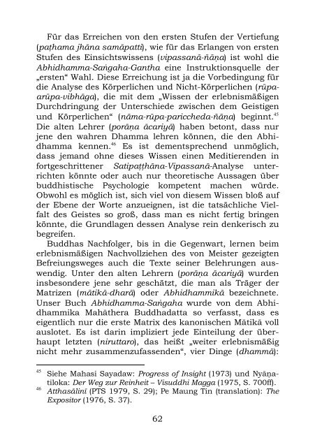 5. Texte der Abhidhamma-Literatur