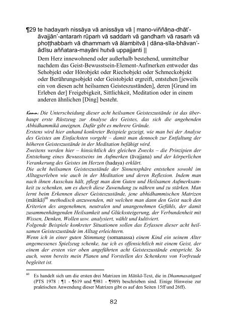 5. Texte der Abhidhamma-Literatur