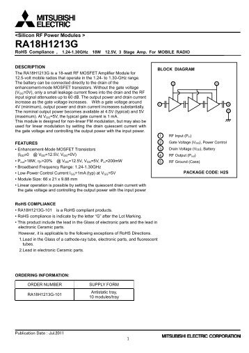 RA18H1213G - Kuhne electronic