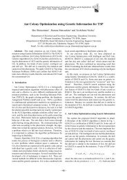 Ant Colony Optimization using Genetic Information for TSP