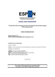 3rd Interim Report - espon
