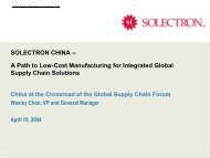 Path to low cost manufacturing - China Europe International ...