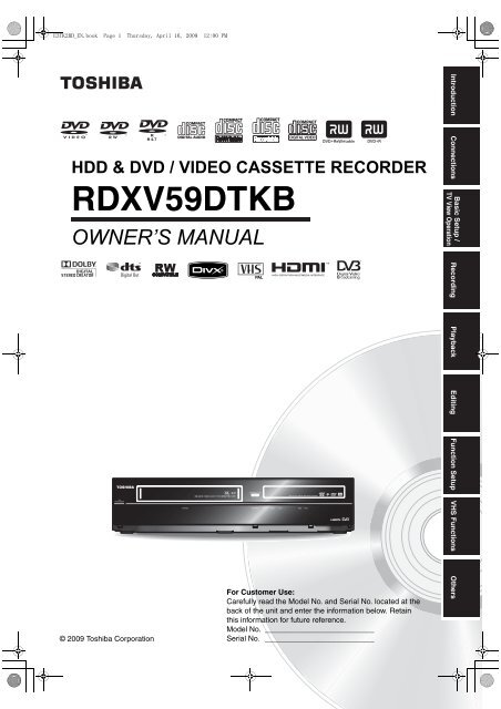 toshiba dr4 dvd 레코더 문제 14