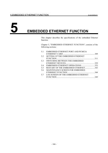 Fanuc 0i-D Ethernet Settings