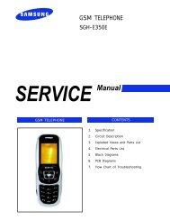 Samsung SGH-E350E service manual