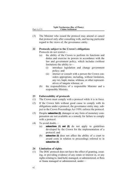 Ng¯ati Tuwharetoa (Bay of Plenty) Claims Settlement Bill