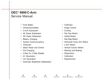 OEC® 9800C-Arm Service Manual - internetMED