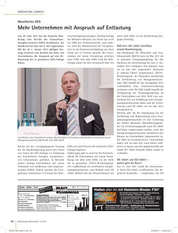 Magazin-Beitrag von Fred Wenke - DQS