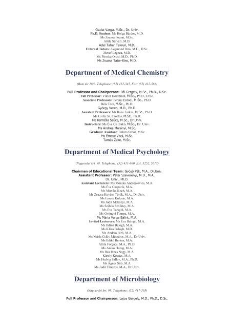 Department of Social Medicine - doki.NET