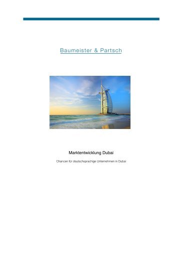 Marktentwicklung Dubai, Layout 1 - Baumeister & Partsch