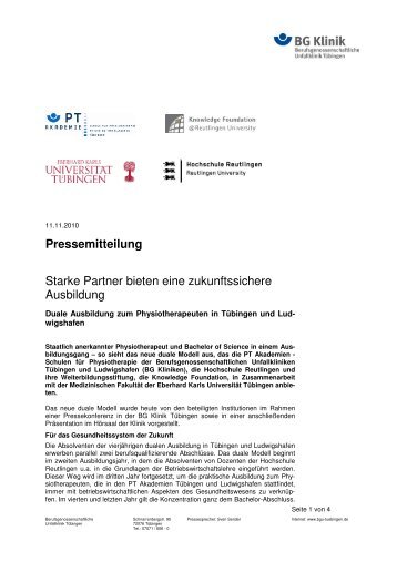 Pressemitteilung Starke Partner bieten eine zukunftssichere ...