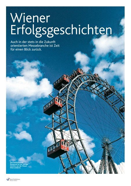 Das internationale Partner- und Kundenmagazin von ... - Messe Wien