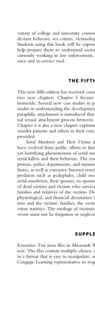 Serial Murderers and their Victims, 5th ed. - Brainshare Public ...