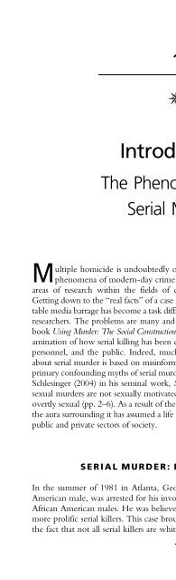 Serial Murderers and their Victims, 5th ed. - Brainshare Public ...