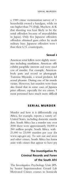 Serial Murderers and their Victims, 5th ed. - Brainshare Public ...