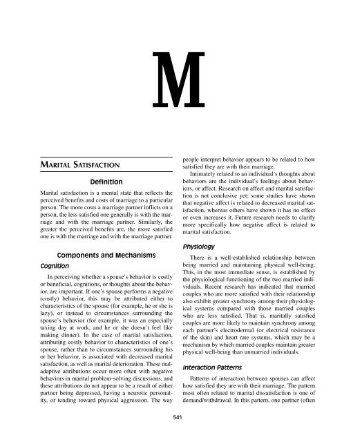 Marital satisfaction - Todd K. Shackelford