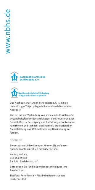 PROGRAMM - Kinderfreizeittreff Menzeldorf - Nachbarschaftsheim ...