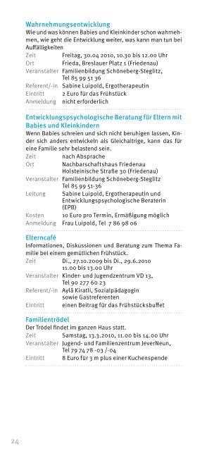 PROGRAMM - Kinderfreizeittreff Menzeldorf - Nachbarschaftsheim ...