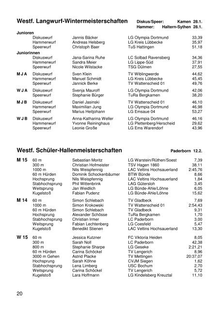 Westf. A - LG Wittgenstein