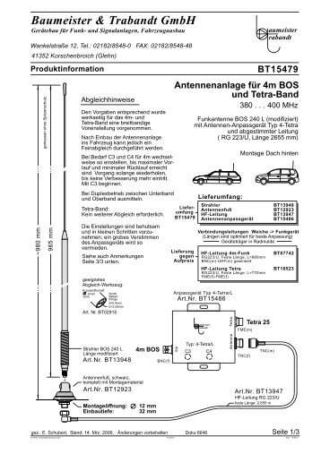 BT15479 Produktinfo - Baumeister & Trabandt GmbH