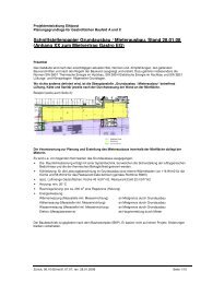 Schnittstellenpapier Grundausbau - Markt Lagerstrasse