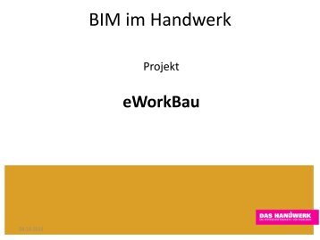 BIM im Handwerk - Die Fachkonferenz "Bauinformatik - Baupraxis"