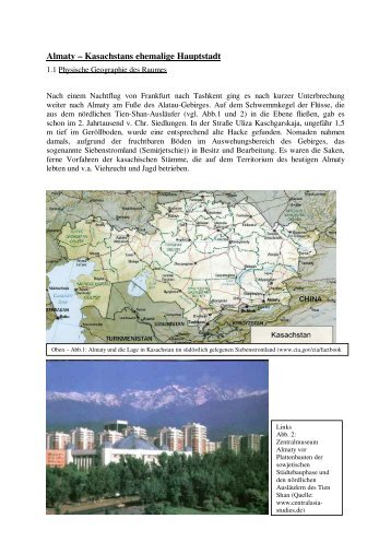 Almaty – Kasachstans ehemalige Hauptstadt - Markus Hartmann