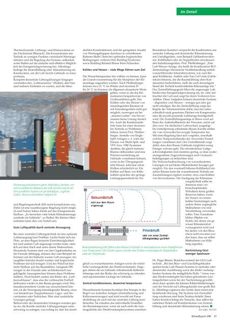 KlimaReport 1_2008 - bei der GEA Deichmann Umwelttechnik