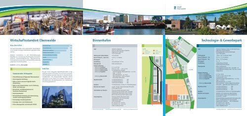 Zukunftsstandort - Gewerbegebiete in Eberswalde - Wirtschaft ...