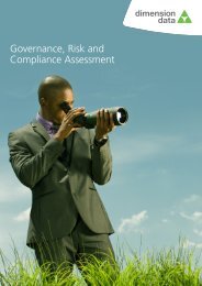 Governance, Risk and Compliance Assessment - Dimension Data