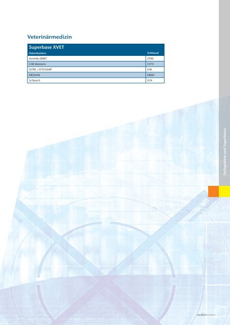 Medizin-Recherche und Datenbankangebot 2011 - DIMDI