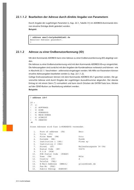 Benutzerhandbuch zur DIMDI ClassicSearch