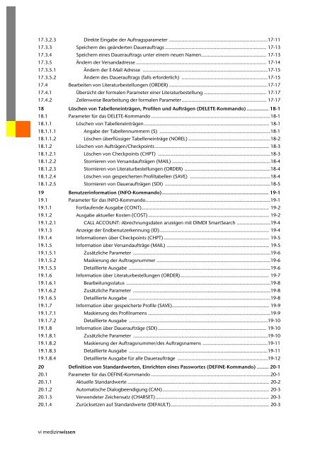 Benutzerhandbuch zur DIMDI ClassicSearch