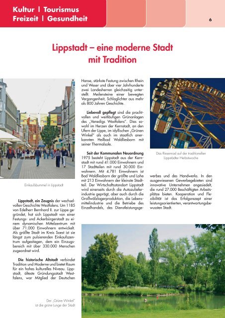 Kultur | Tourismus Freizeit | Gesundheit - Lippstadt