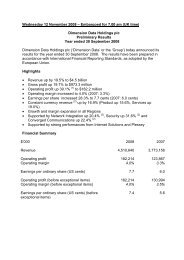 RNS Statement - Dimension Data